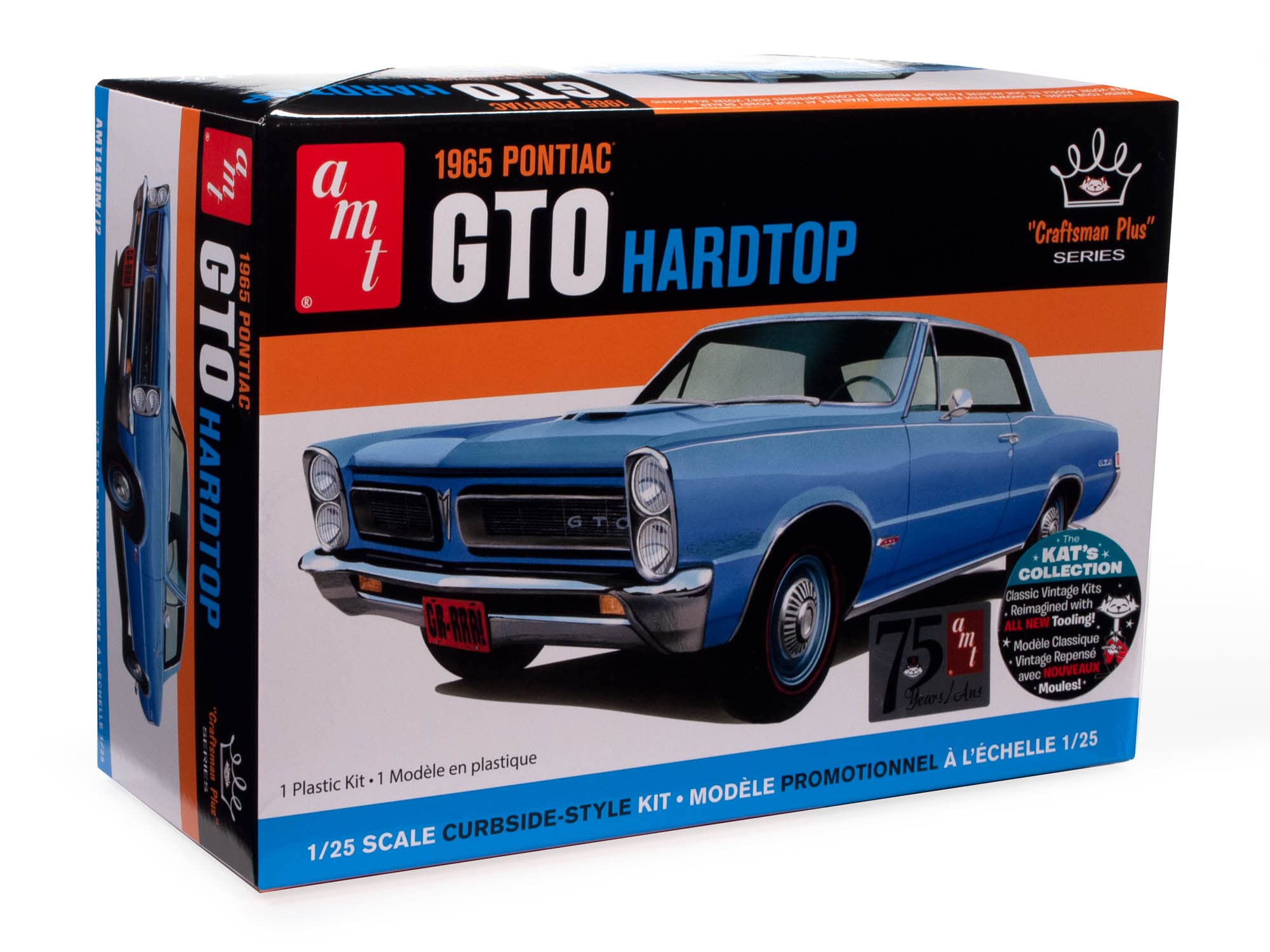 Amazon.com: AMT 1965 Pontiac GTO Hardtop Craftsman Plus 1:25 Scale